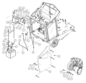 Section 11 Diagram and Parts List for MK-4020KB 167420-20 MK Diamond Concrete Saw